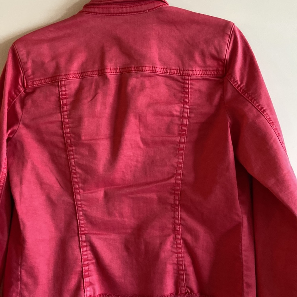 Kut from the Kloth Pink Jacket with Floral Lining - Picture 9 of 12